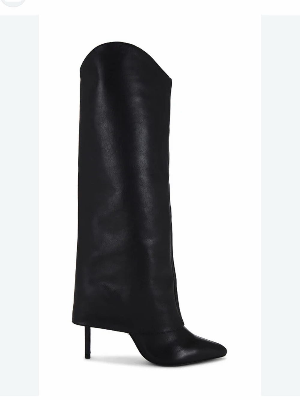 SCHUTZ Black Over-the-Knee Stiletto Boot